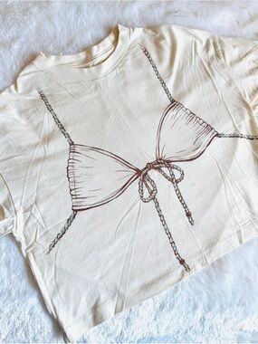 graphic bikini shirt